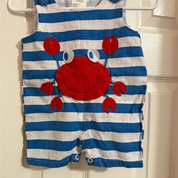 Little Wishes Crab Appliqué Jon Jon - Picture 5 of 8